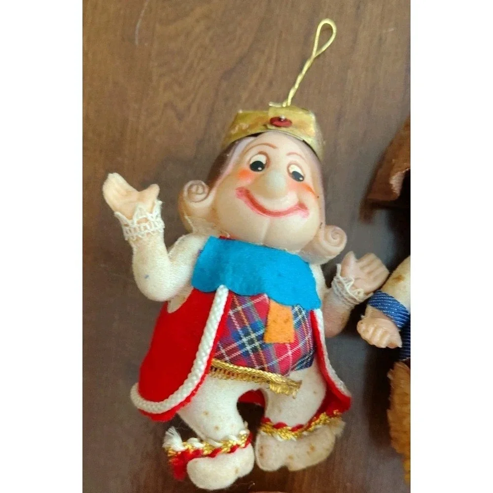 Vintage Grants/Peoples Nursery Rhyme Ornaments Set Lot‎ 7